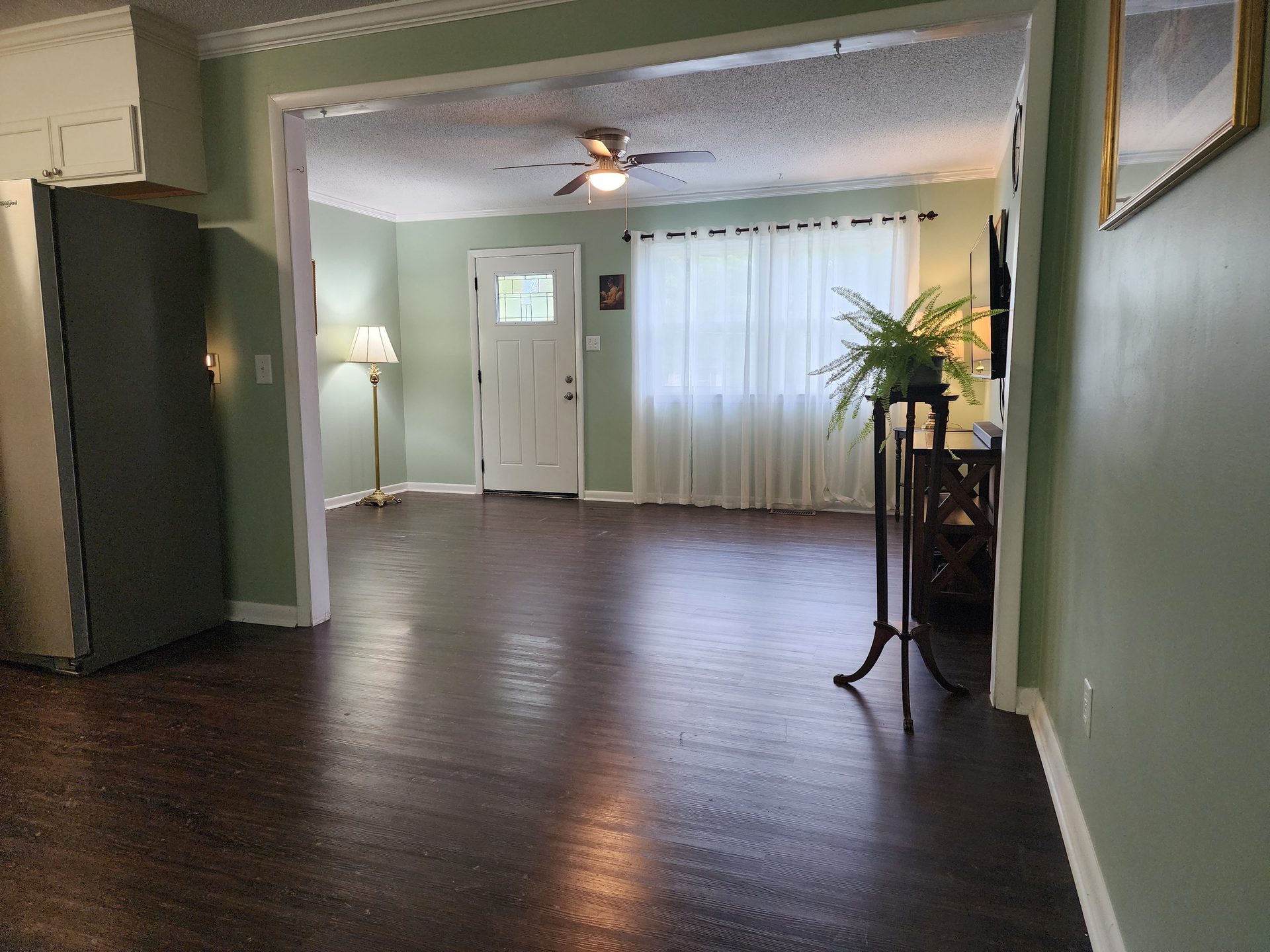 Dining and living area