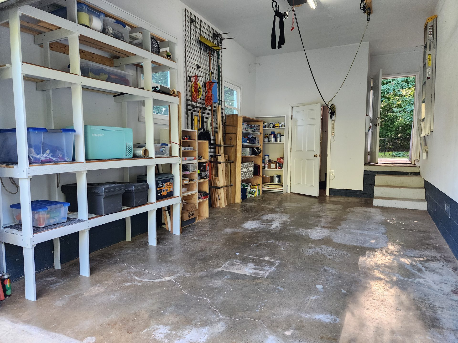 Attached garage