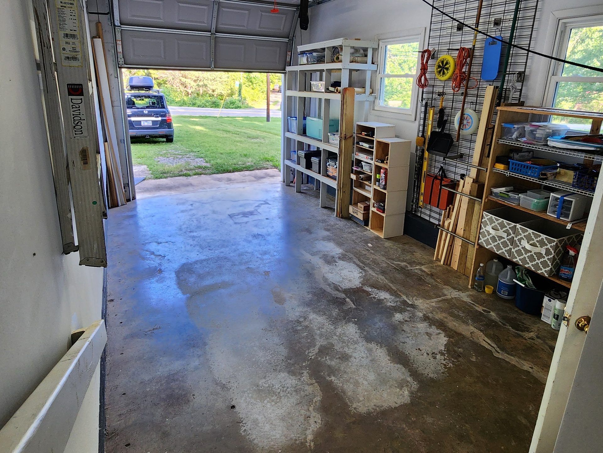 Attached garage